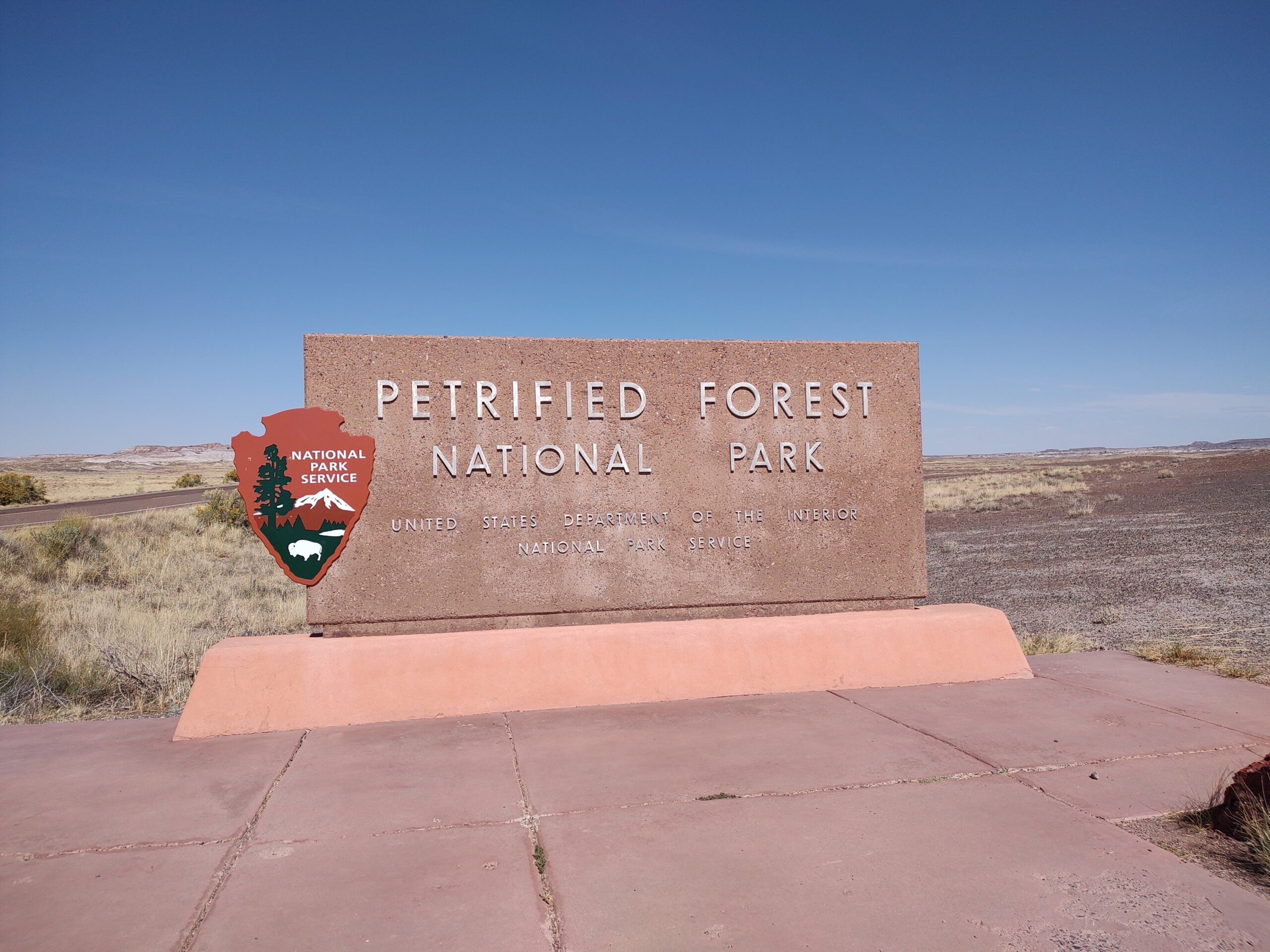 Petrified Forest Entrance