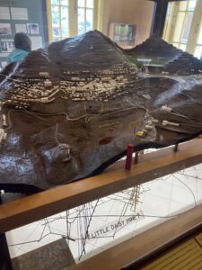 Model of the mining area